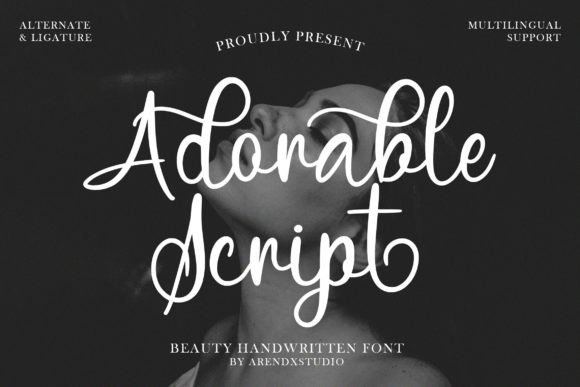 Adorable Script: A Beautiful Font for Handmade Creators