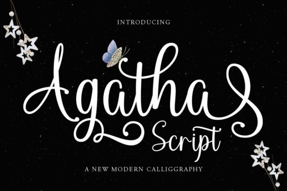 Agatha Script: A Romantic Touch for Branding and Design