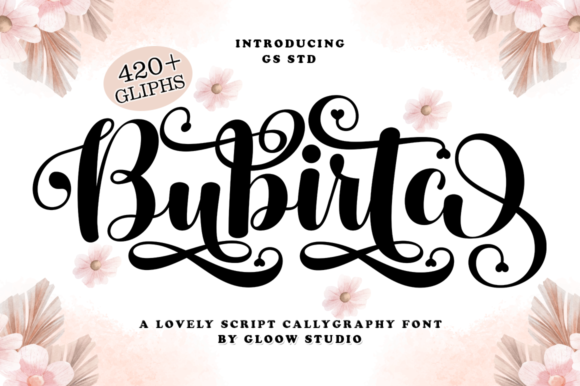 Bubirta: A Script Handwritten Font for Elegant Web Design