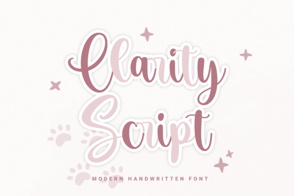 Clarity Script: A Font That Breathes Life Into Handmade Creations