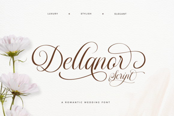 Dellanor Script: A Luxury Script Font for Web Design and Branding