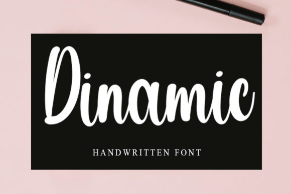 Dinamic: A Script Handwritten Font for Modern Branding