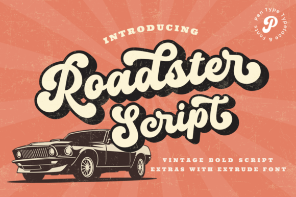 Exploring Roadster Script: A Bold Script Font for Creative Branding