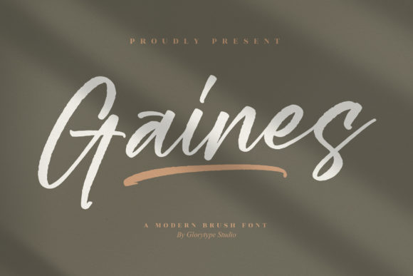 Gaines: A Versatile Script Font for Creative Branding