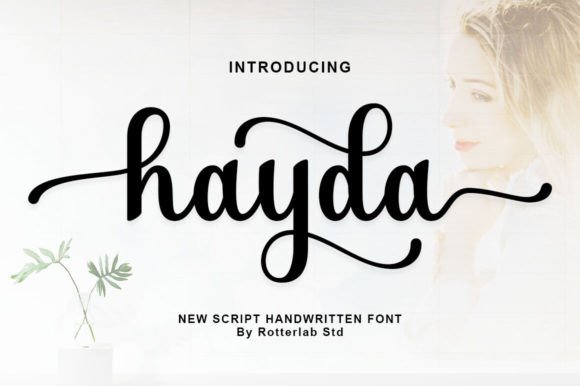 Hayda Script: The Perfect Font for Creative Branding and Business Materials