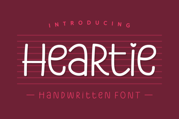 Heartie: A Script Handwritten Font for Digital Branding and Web Design