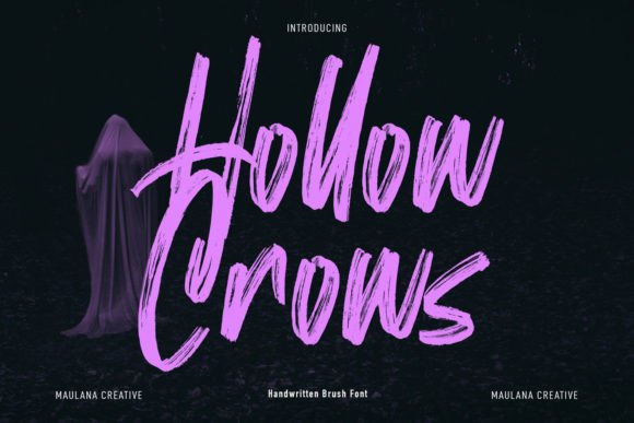 Hollow Crows: The Script Handwritten Font for Eye-Catching Digital Content