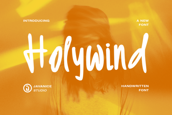 Holywind: A Script Handwritten Font for Editorial and Creative Design