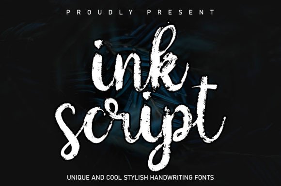 Ink Script: A Modern Script Font for Creative Crafters and Designers
