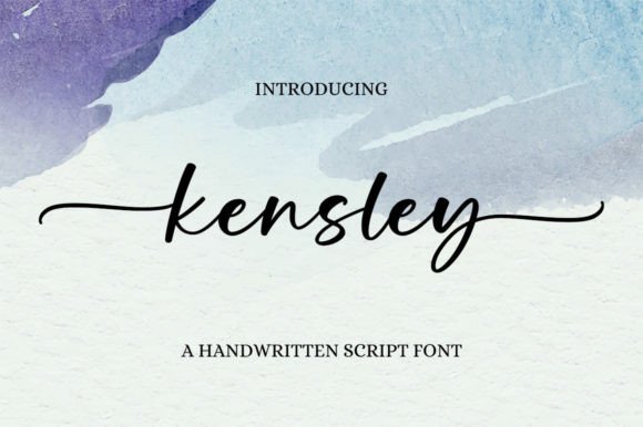 Kensley: A Versatile Script Font for Creative Branding