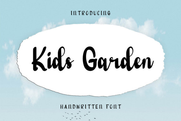 Kids Garden: A Script Handwritten Font for Professional Branding