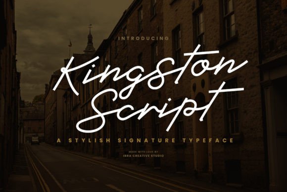 Kingston Script: A Timeless Script Font for Elegant Branding