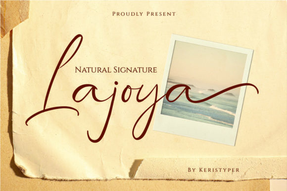 Lajoya: The Script Handwritten Font That Elevates Your Brand’s Visual Story