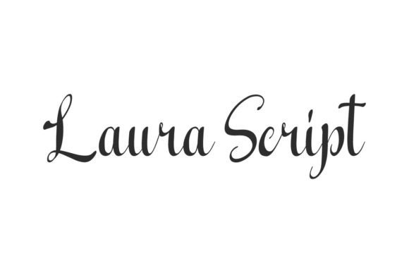 Laura Script Font for Editorial Design and Creative Branding