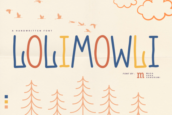 Lolimowli: A Playful Script Font for Editorial Design