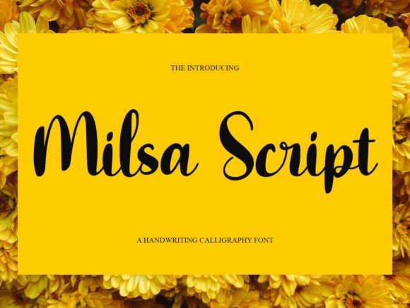 Milsa Script: A Timeless Script Handwritten Font for Editorial Design
