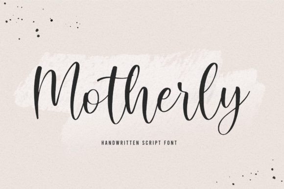 Motherly: A Script Font That Elevates Your Brand