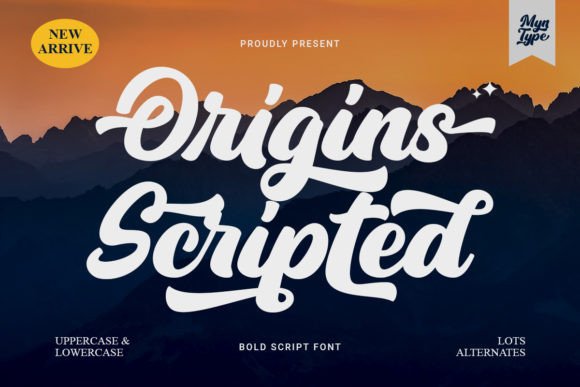 Origins Script: A Timeless Script Font for Handmade Creators