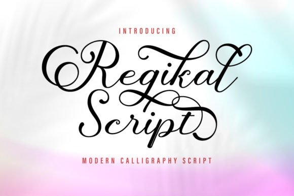 Regikal Script: A Beautiful Font for Handmade Creators