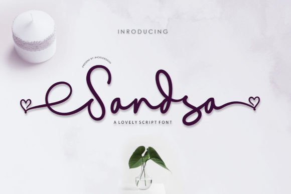 Sandsa Script: A Versatile Script Handwritten Font for Designers