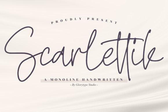 Scarlettik: A Modern Handwritten Font for Web Design and Branding