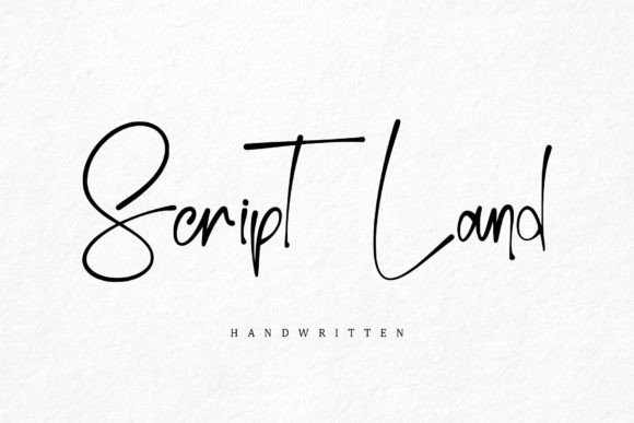 Script Land: A Versatile Script Font for Creative Branding