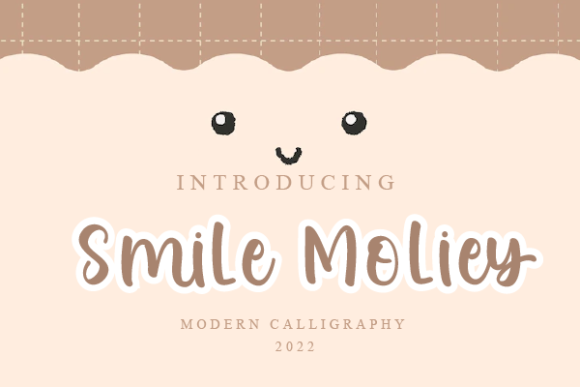 Smile Moliey: A Script Handwritten Font for Editorial Design and Branding