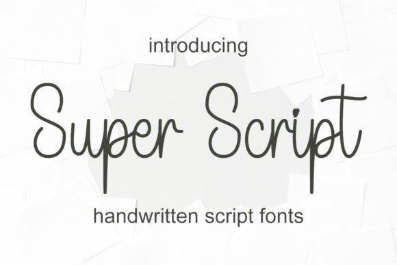Super Script: A Versatile Handwritten Font for Editorial Design