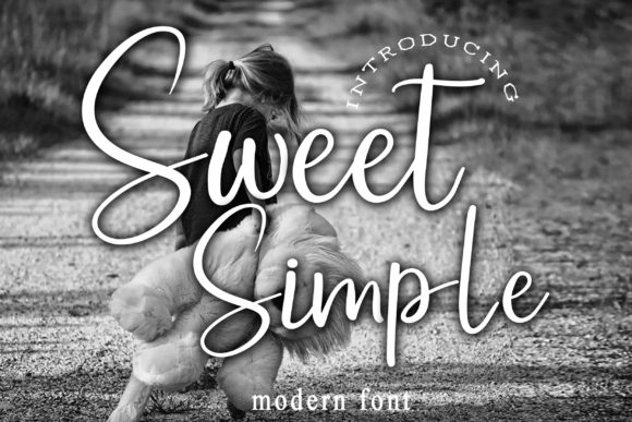 Sweet Simple: A Script Handwritten Font for Editorial Design and Branding