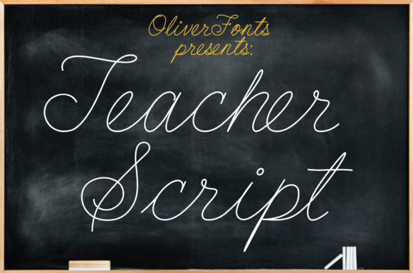 Teacher Script: A Timeless Script Font for Handmade Creators