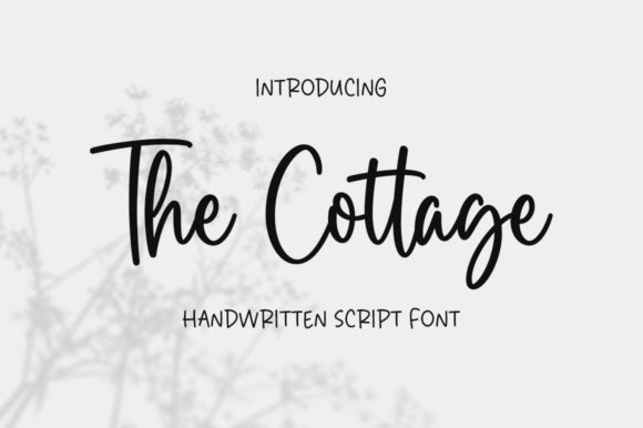 The Cottage: A Script Handwritten Font for Creative Campaigns