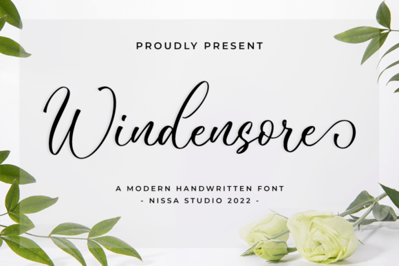 Windensore: A Script Handwritten Font for Elevating Your Brand