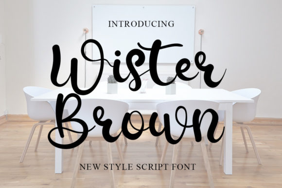 Wister Brown: A Script Font That Elevates Your Web Design